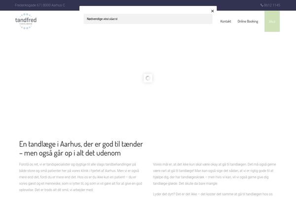 tandfred.dk site used Yoo_joy_wp