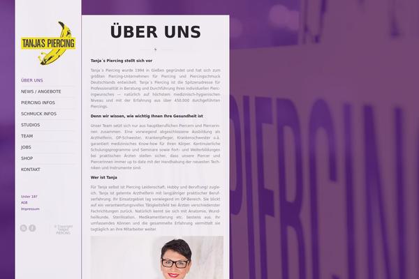 WordPress website example screenshot