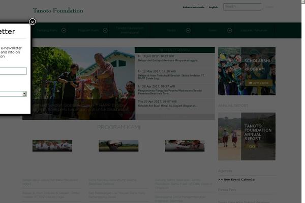 tanotofoundation.org site used Tanoto-package-built