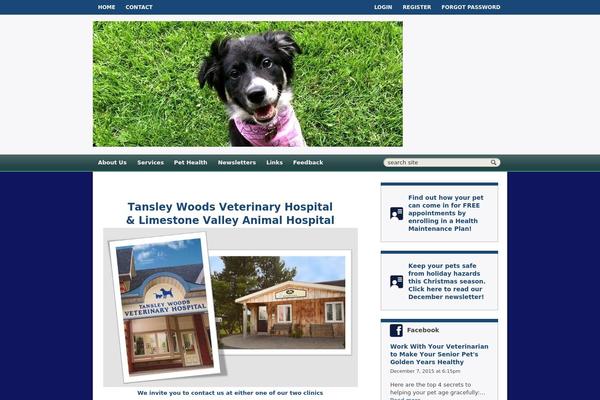 Site using Vetcare-blocks plugin