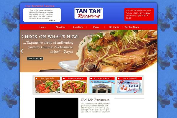 tantanrestaurant.com site used Tantantheme