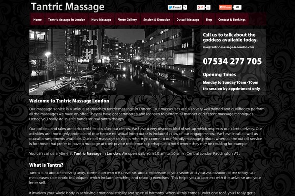 tantric-massage-in-london.com site used Tantric-massage-theme