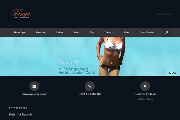 WordPress website example screenshot