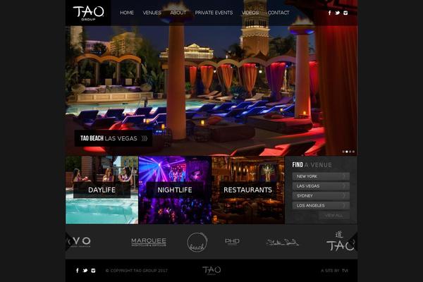 Tao-group theme site design template sample