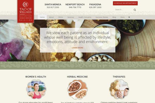 WordPress website example screenshot