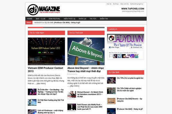 MH Magazine theme site design template sample