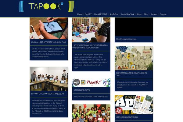 tapook.com site used Ivery-child-theme
