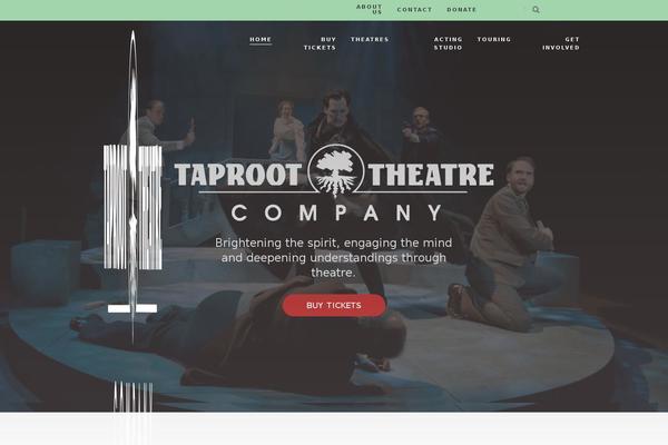 taproottheatre.org site used Taproot-theatre