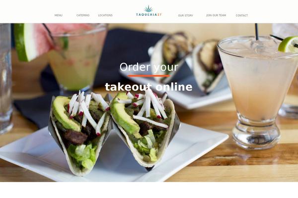 taqueria27.com site used Taqueriatheme