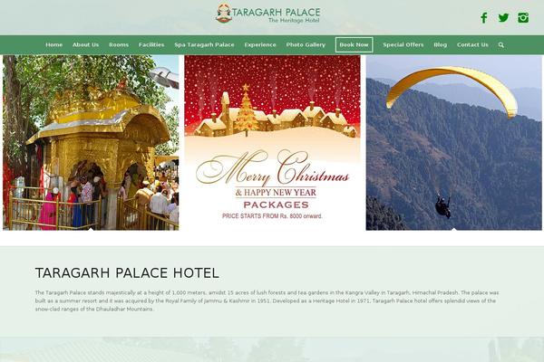 Enfold theme site design template sample