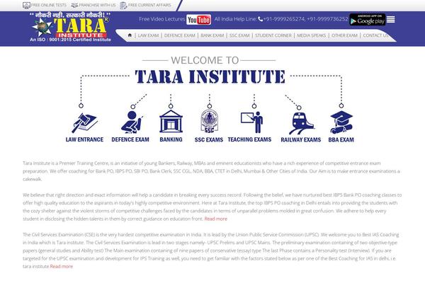 tarainstitute.in site used Question