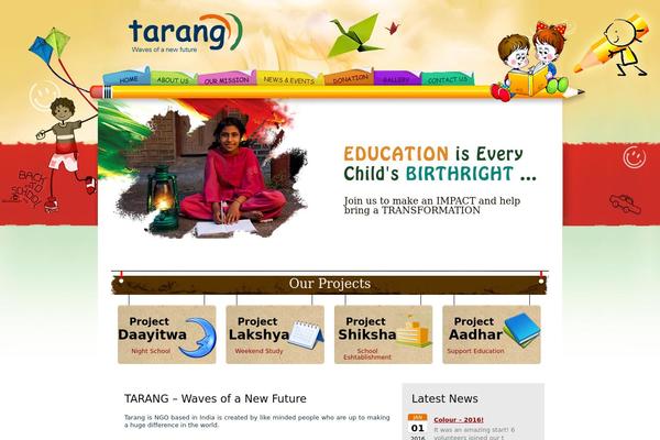 tarang.org site used Tarang