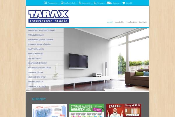 tarax.sk site used Tarax