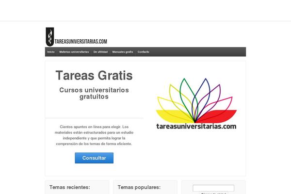 tareasuniversitarias.com site used Responsive