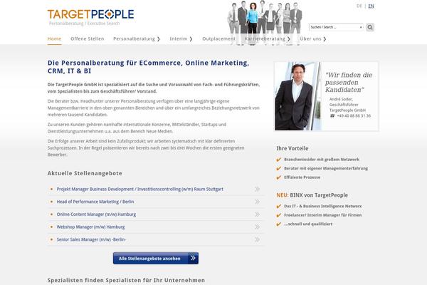 targetpeople.de site used Targetpeople2020
