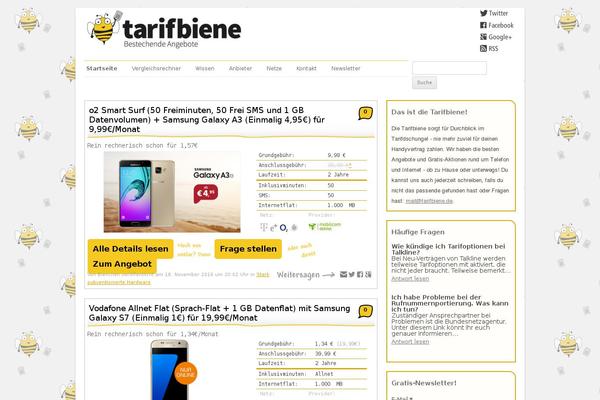 tarifbiene.de site used Tarifbiene