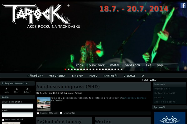 tarock.cz site used Elevated-lite