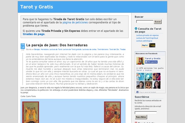 tarotygratis.com site used Tarotygratis