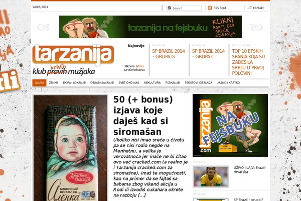 tarzanija.com site used Tarzanija