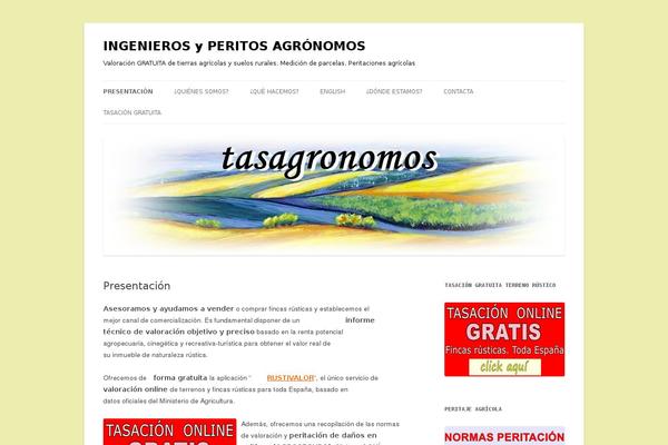 tasagronomos.com site used Twentytwelve-child