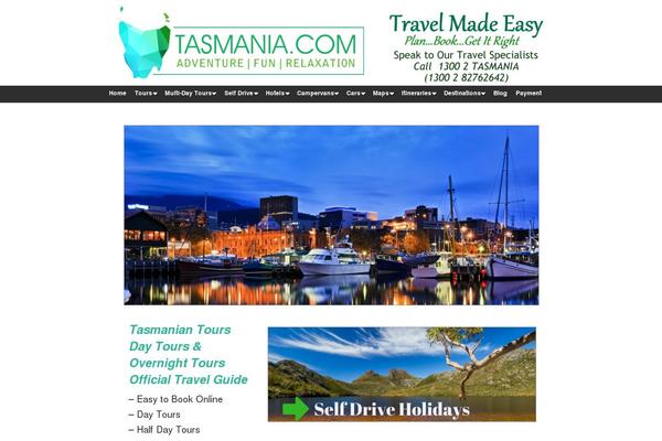 tasmania.com site used Tasmania