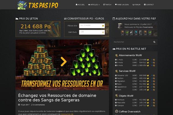 WordPress website example screenshot