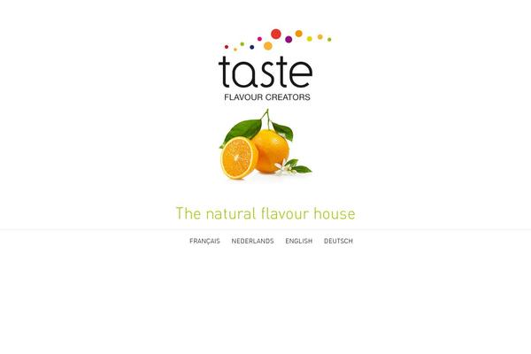 Taste theme site design template sample