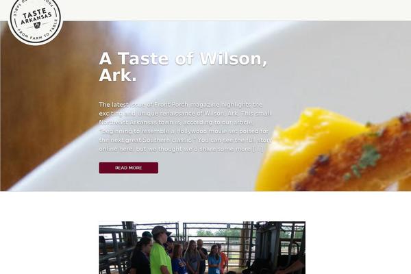 tastearkansas.com site used Taste-of-arkansas