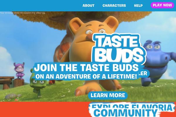 tastebuds.com site used Tastebuds