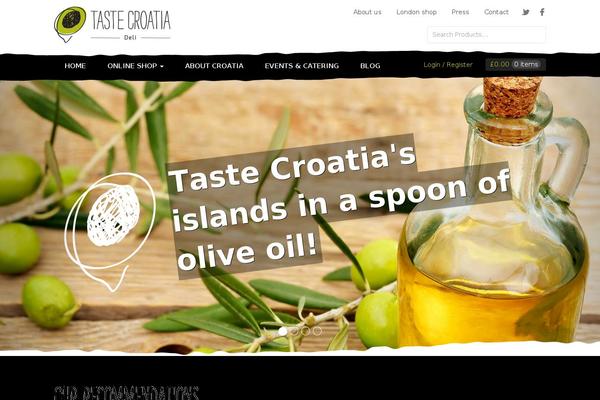 Storefront theme site design template sample