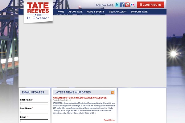 tatereeves.com site used Ironstrap