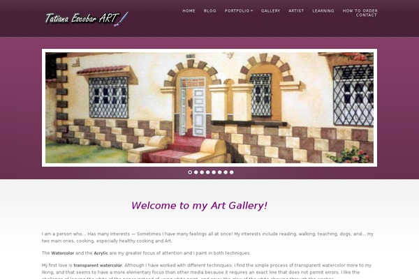 tatianaescobar.com site used Gallery-pro