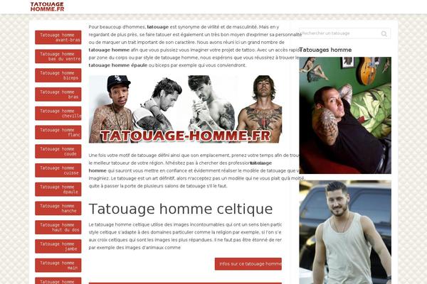 tatouage-homme.fr site used Homme