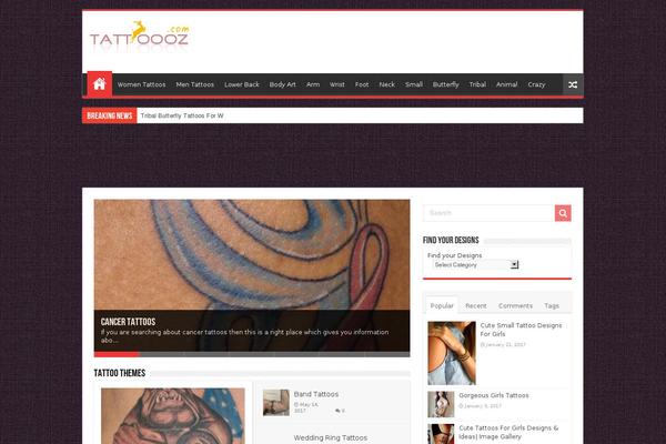 Sahifa theme site design template sample