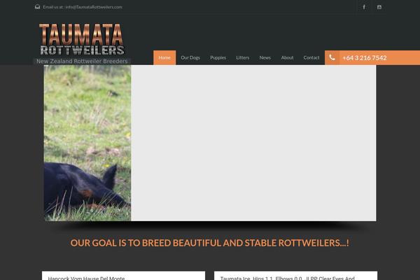 taumatarottweilers.com site used Taumata-child