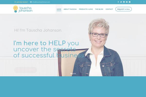 WordPress website example screenshot