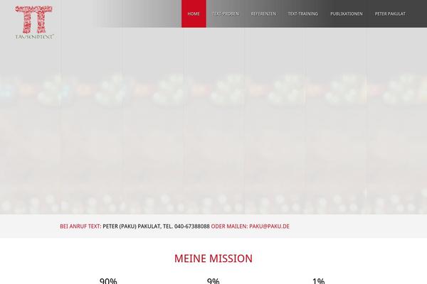 Central theme site design template sample