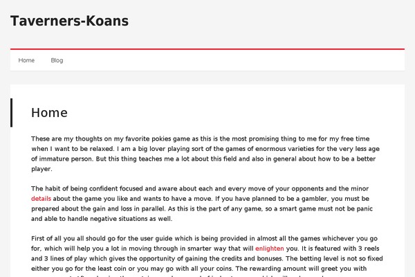 taverners-koans.com site used Own-shop