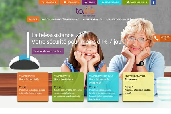 tavie.fr site used Tavie