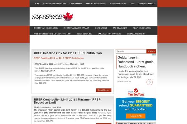 tax WordPress theme, websites list used tax theme tax theme websites examples
