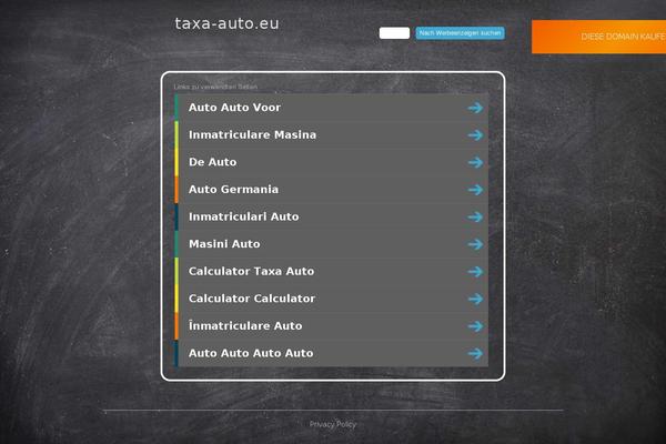 taxa-auto.eu site used Vwyxl