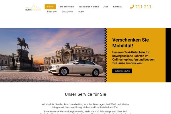 taxi-dresden.de site used Wp-citycab-child