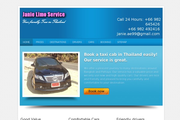 taxi-service-thailand.com site used Kingcabs