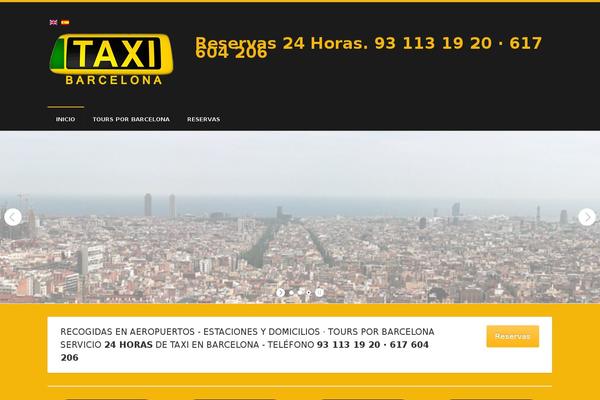 taxisbarcelona.org site used Taxisbarcelona-child-theme