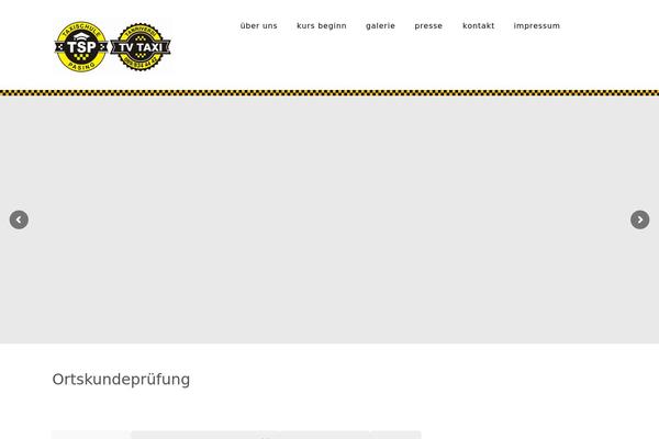 taxischulepasing.de site used Wp-citycab