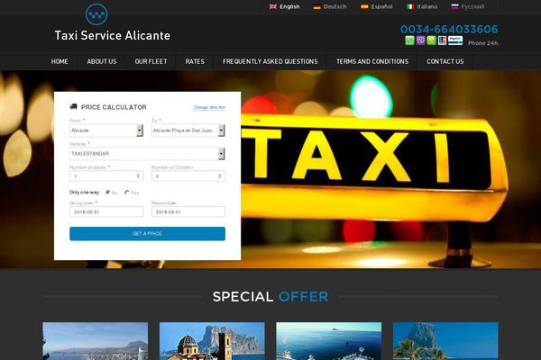 airporttransfer theme websites examples