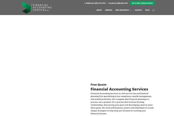 WordPress website example screenshot