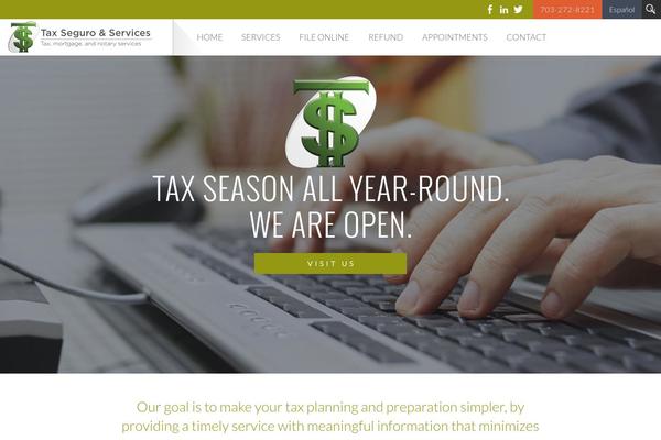 Consultio theme site design template sample