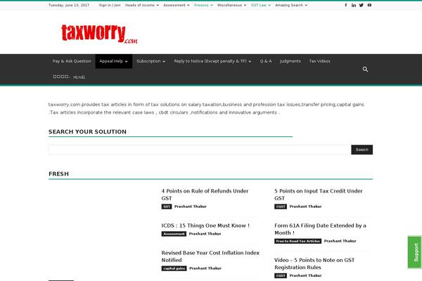 taxworry.com site used Maktub-child