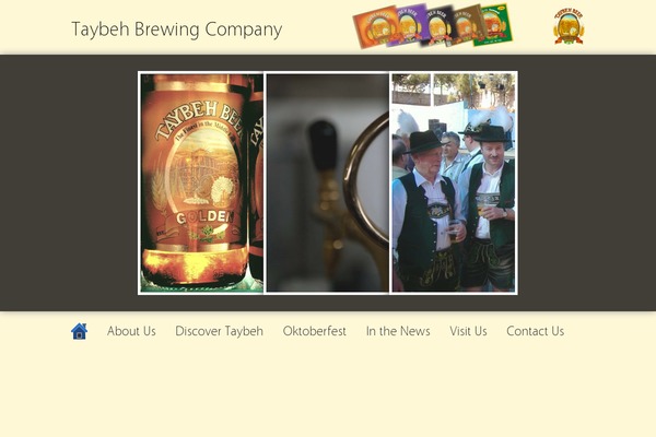 Craft-beer theme site design template sample